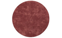 Sandro 63  - Rond hoogpolig vloerkleed in Barn Red