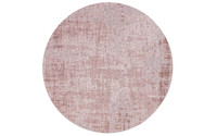 Réal 43 - Rond Vintage Vloerkleed poeder roze