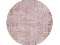 Réal 43 - Rond Vintage Vloerkleed poeder roze