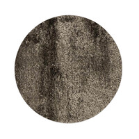 Floorpassion Dime 53- Rond Hoogpolig velours vloerkleed in Platinum Green Grey