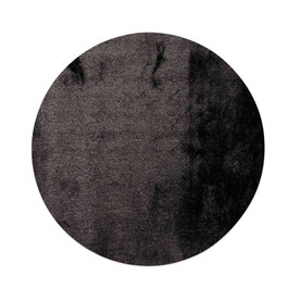 Floorpassion Noëlle Riche 24 - Rond vloerkleed Diepzwart