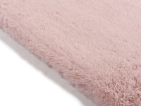 Hampton Soft Pink - Rond hoogpolig vloerkleed