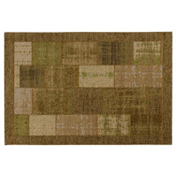 Floorpassion Enzo 56 - Vintage vloerkleed olijfgroene tinten