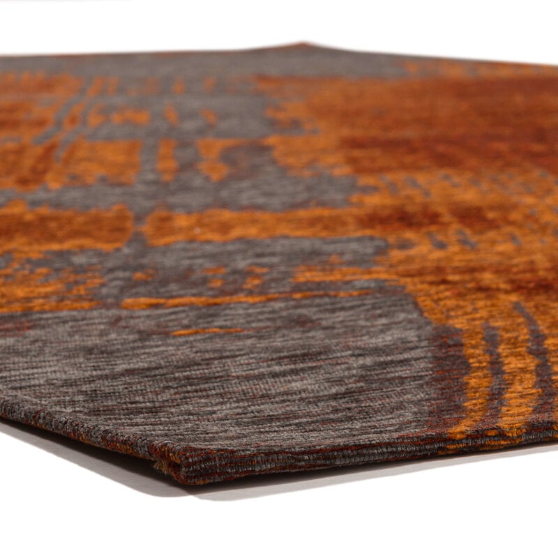 Jairo 63 - Vintage vloerkleed in terra kleurstelling