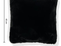 Sierkussen Fay Black 45x45 cm