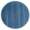 Floorpassion Fay Soft azuurblauw 33 - Rond vloerkleed zacht