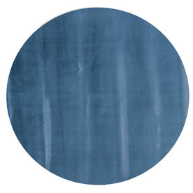 Floorpassion Fay Soft azuurblauw 33 - Rond vloerkleed zacht