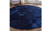 Reef 35 - Rond Velours Vloerkleed Kobalt blauw