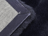 Hampton Dark Blue - Premium zacht hoogpolig vloerkleed
