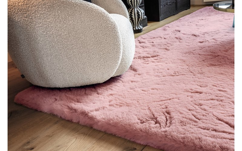 Hampton Soft Berry Pink - Premium zacht hoogpolig vloerkleed