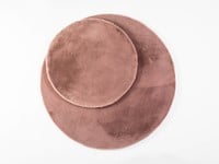 Fay Soft Berry Pink - Rond vloerkleed zacht