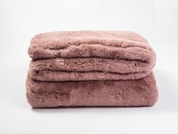 Faux Fur Plaid - Soft Pink - Floorpassion X Fred