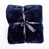Fred van Leer Faux Fur Plaid - Dark Blue 35 - Floorpassion X Fred