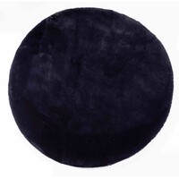 Fred van Leer Fay Soft Dark Blue 36 - Rond vloerkleed zacht