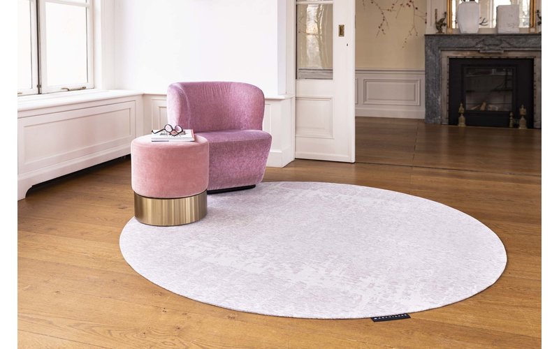 Prosper 42 Powder Rose  - Rond vloerkleed Mart Visser