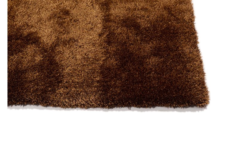 Ross 69 - Uniek hoogpolig vloerkleed in bruine kleurstelling