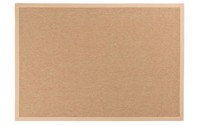 Sisal Outdoor 13 - Sisal vloerkleed voor buiten in beige met crème band