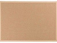 Sisal Outdoor 13 - Sisal vloerkleed voor buiten in beige met crème band