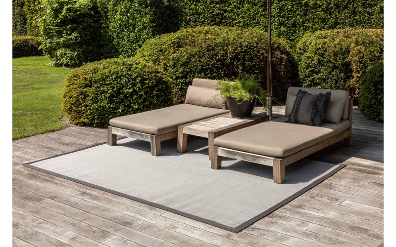 Outdoor vloerkleed Botanique - Natural Grey