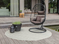 Barra 53 - Rond Outdoor vloerkleed in oriental outdoor green