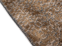 Velours slangenprint vloerkleed - Snake 16 - Golden Brown