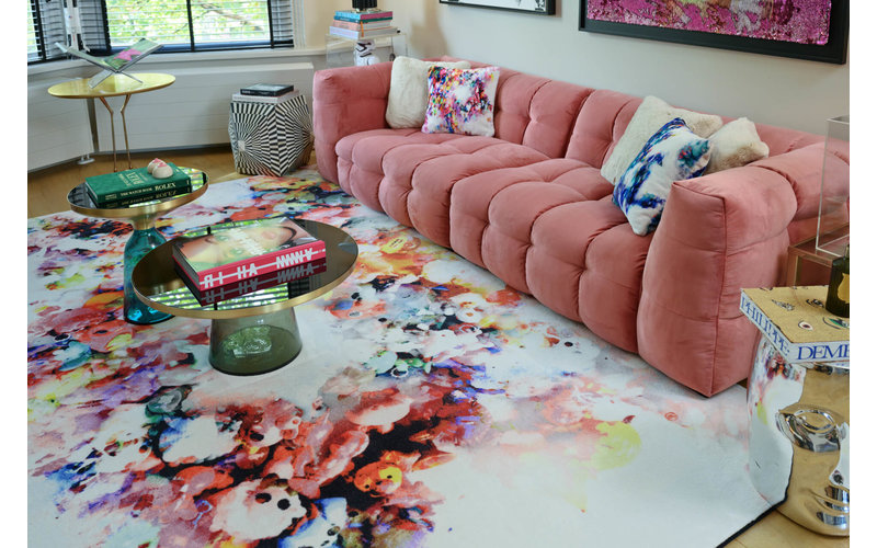 Design vloerkleed Play Alive Pink - Fred van Leer X Bram Reijnders