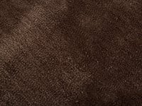 Sandro 18 - Rond velours vloerkleed Chocolate Brown