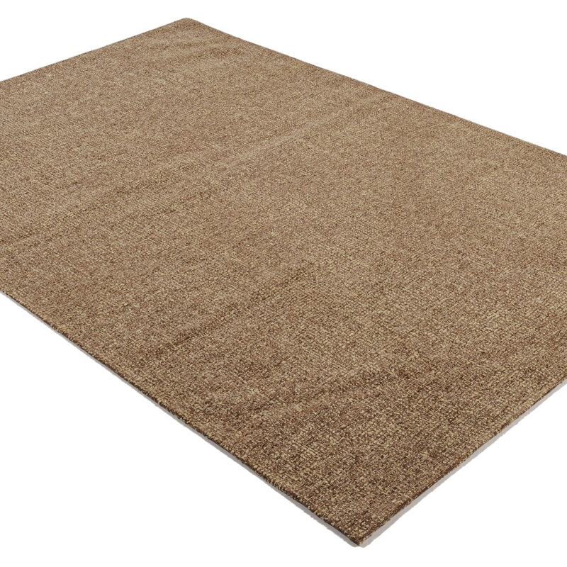 Marina 17 - Laagpolig vloerkleed in gemêleerd lichtbruin / -grijs