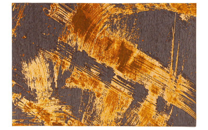 Jairo 69 - Vintage vloerkleed in goudbruine kleurstelling