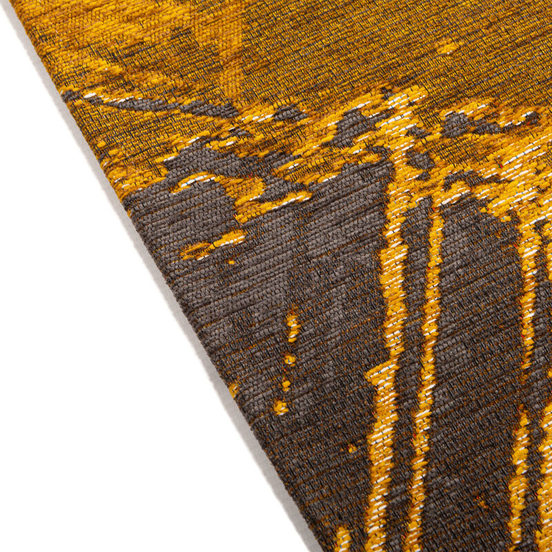 Jairo 69 - Vintage vloerkleed in goudbruine kleurstelling