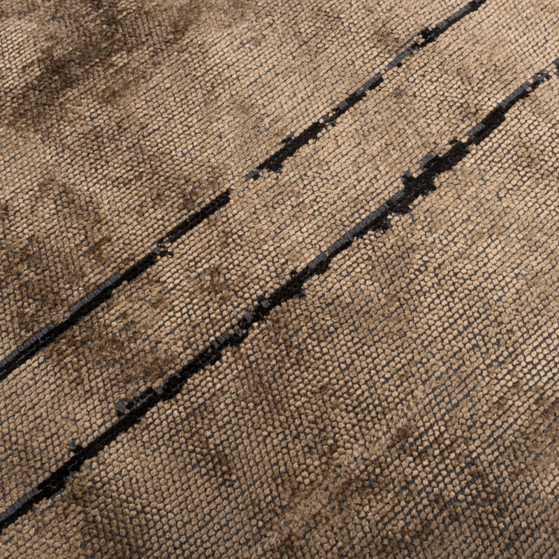 Velours vintage vloerkleed - Nobu 15 - Bruin