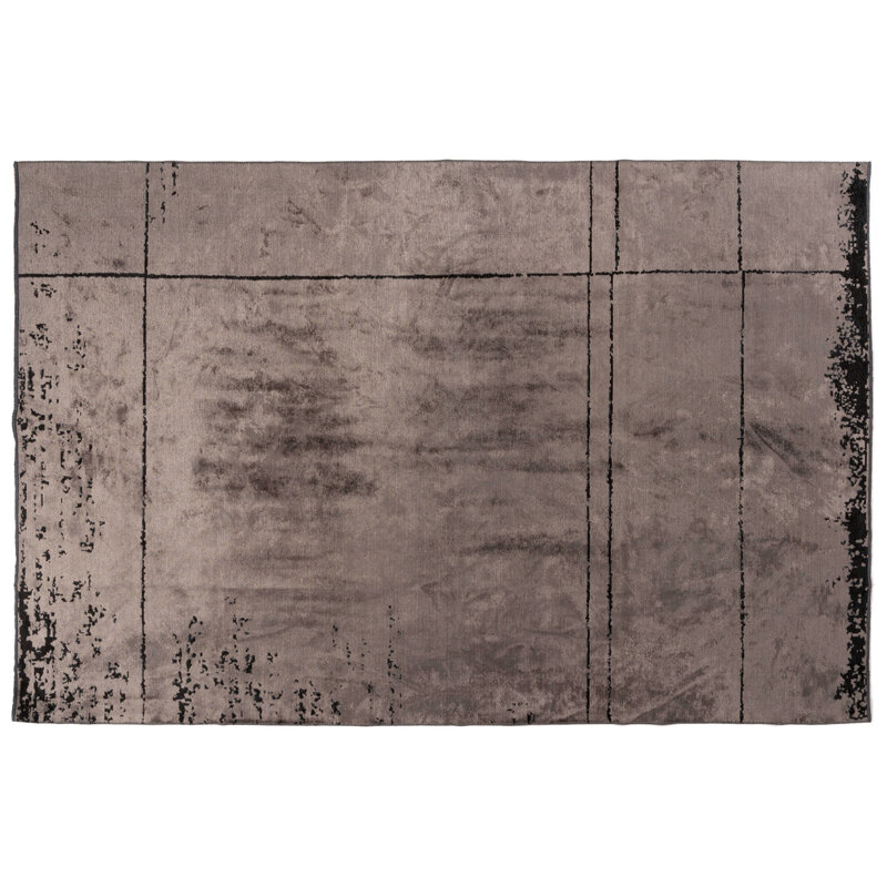 Velours vintage vloerkleed - Nobu 23 - Taupe