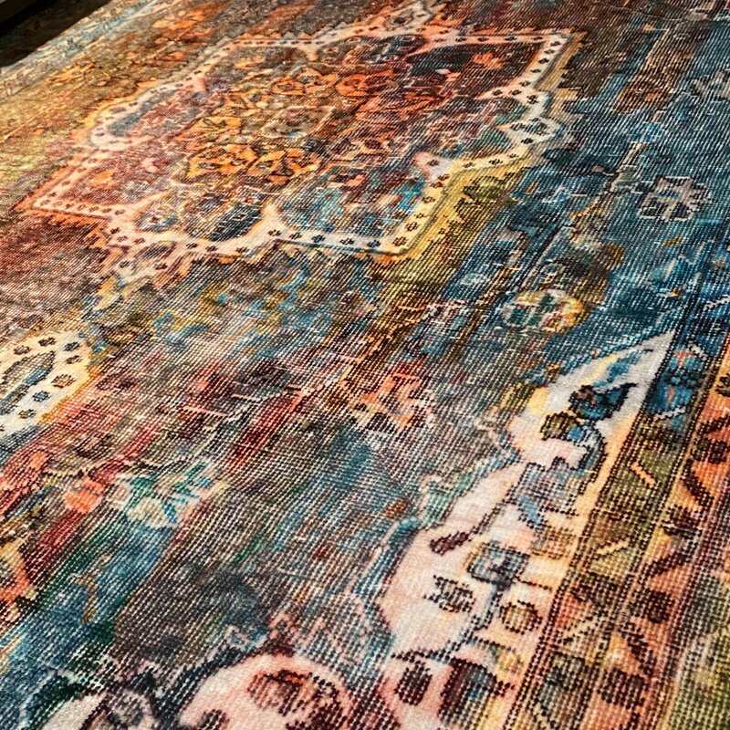 Aster - Uniek vintage vloerkleed in Multi kleurstelling