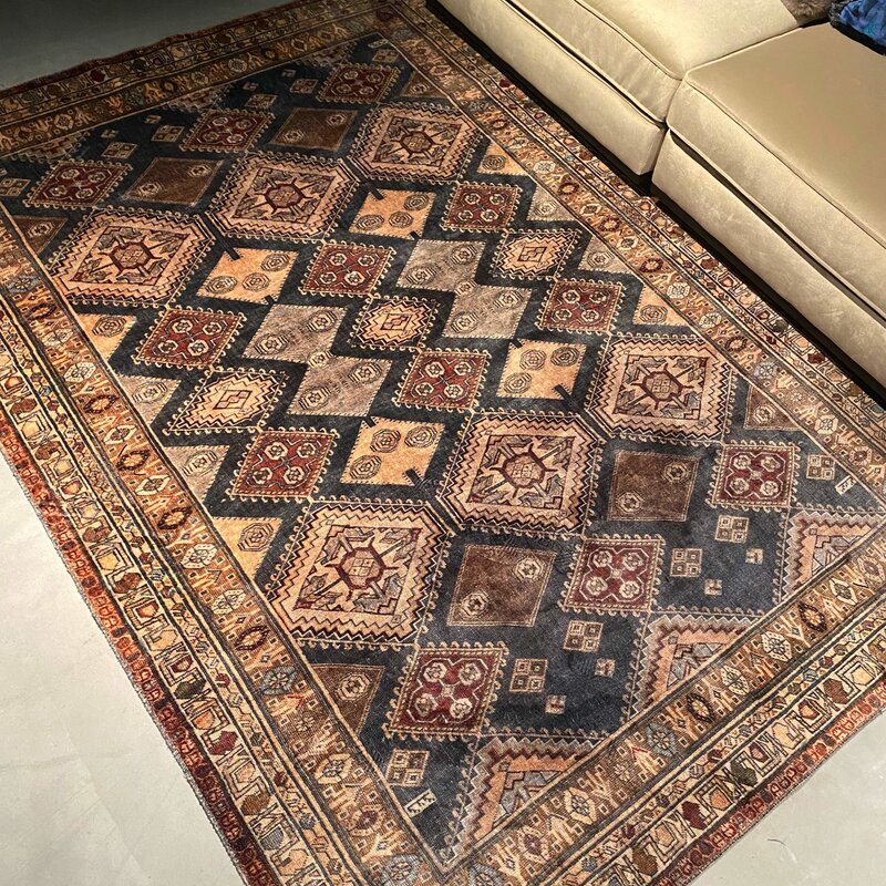 Bari - Uniek vintage vloerkleed in Multi kleurstelling