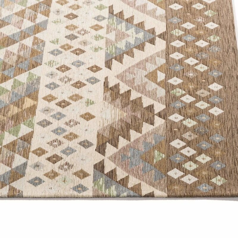 Hamra 14 - Vintage vloerkleed in beige kleurstelling