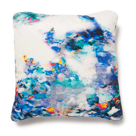 Fred van Leer Design kussen - Played Alive Blue 95