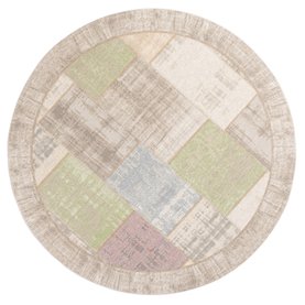 Floorpassion Enzo 92- Rond vintage vloerkleed