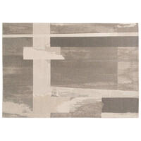 Floorpassion Taco 22 - Uniek vintage vloerkleed met Bruin en Grijze garen