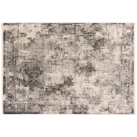 Floorpassion Safi 24 - Exclusief vintage tapijt in zwart en wit mix