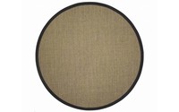 Premium 16 - Rond sisal vloerkleed in natuurlijk kleurstelling.