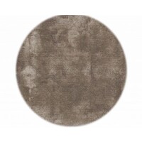 Floorpassion Ross 21 - Rond vloerkleed in grijze kleursamenstelling