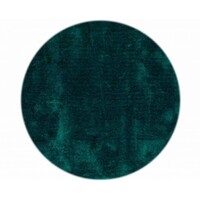 Floorpassion Ross 34 - Rond vloerkleed in petrol kleursamenstelling