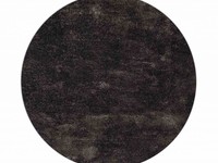 Ross 27 - Rond hoogpolig vloerkleed in zwart/antraciet mix