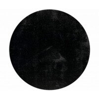 Floorpassion Ross 25 - Rond vloerkleed in zwarte kleursamenstelling