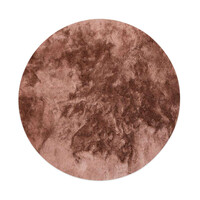 Floorpassion Noëlle Riche 42 - Rond vloerkleed in oudroze