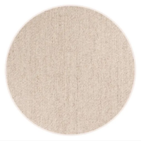 Floorpassion  Luxor 13 - Rond wollen vloerkleed Beige en Grijs mix