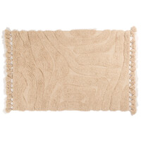 Floorpassion Wallace Waves 13 - Carved wollen vloerkleed in beige kleursamenstelling