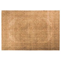 Floorpassion Benson 62 - Uniek vintage vloerkleed in Mosterdgeel