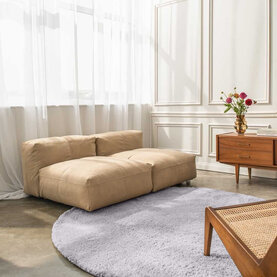 Floorpassion Destino 21 - Rond hoogpolig vloerkleed
