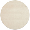 Floorpassion Destino 12 - Rond hoogpolig vloerkleed in Beige kleursamenstelling